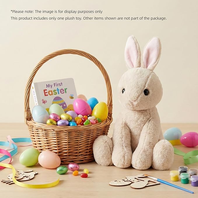 17.3-Inch Rabbit Bunny Stuffed Animal Plush Toy for Kids, Boys, Girls, Babies - Perfect Birthday, Easter, and Christmas Bedtime Gift