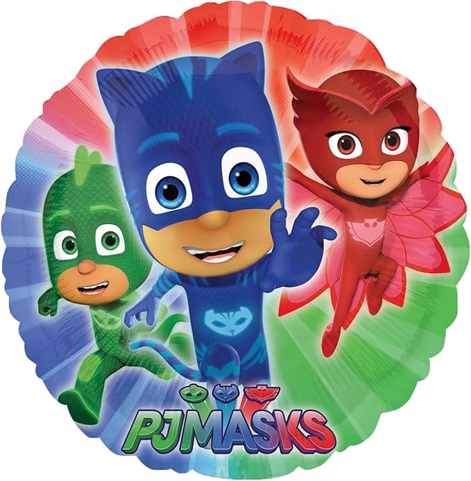 Anagram PJ Masks 4th Birthday Party Supplies Gekko Owlette Catboy Balloon Bouquet Decorations