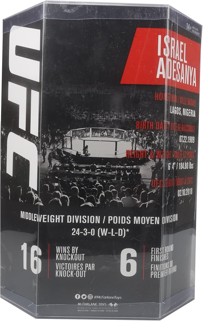 McFarlane Toys - Israel Adesanya UFC 7in Posed Figure McFarlane's SportsPicks