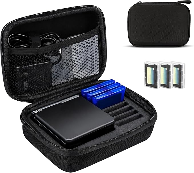 Carrying Case for Gameboy Advance SP,Game Case Holder for GBA SP Accessories,Durable Portable Storage Bag for GBA SP Accommodates 1 Charger,7 Game Cartridge Slots and 3 Cartridge Cases Simultaneously