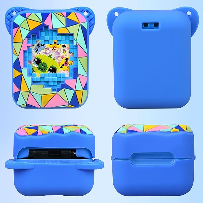 Silicone Cover Case for Bitzee Magicals Interactive Toy, Soft Silicone Protective Bag, Protective Skin Sleeve for Bitzee Virtual Electronic Pets Accessories, Blue