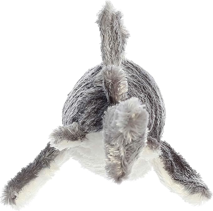 Aurora® Adorable Mini Flopsie™ Samuel™ Stuffed Animal - Mini Companions Ready for Playful Adventures - for Kids All Ages, Toddlers, Adults, and Families - Gray 11 Inches