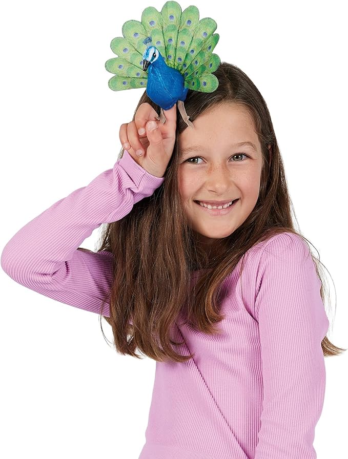 Folkmanis Mini Peacock Finger Puppet