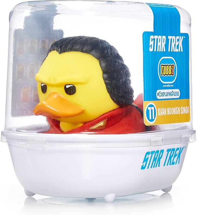 TUBBZ Star Trek Khan Collectable Duck Vinyl Figure - Official Star Trek Merchandise - TV, Movies & Video Games