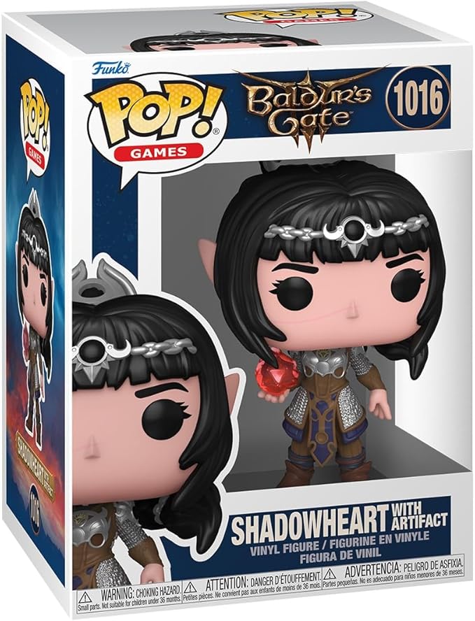 Funko Pop Games: Baldur's Gate - Shadowheart with Artifact - Baldur's Gate 3 - Collectable Vinyl Figure - Gift Idea - Official Merchandise - Toys for Kids & Adults - Video Games Fans