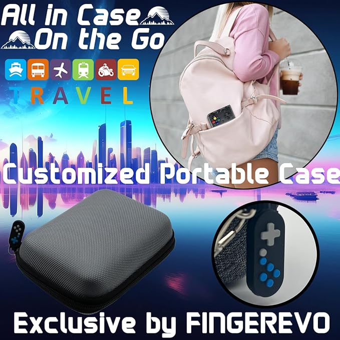 Miyoo Mini Plus OnionOS Handheld Game Console 3.5-inch 640*480 Screen 3000mAh Miyoo-mini+ with Portable Case Transparent Black