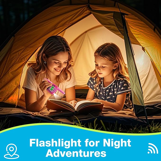 BATURU Walkie Talkies for Kids 3 Pack, Girls Toys Age 6-8 8-10 Birthday Gifts, Indoor Play, Outdoor Camping & Hiking, Toddler Walkie Talkies Age 3-5, Easy to Use, 22 Channels, 3 Miles Range