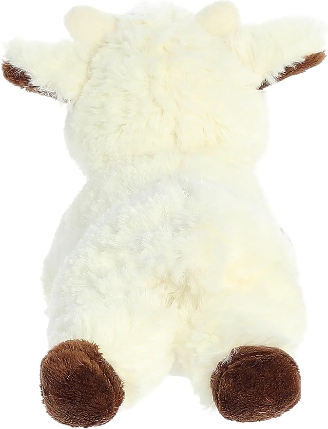 Aurora® Adorable Mini Flopsie™ Goat Kid Stuffed Animal - Mini Companions Ready for Playful Adventures - for Kids All Ages, Toddlers, Adults, and Families - White 8.5 Inches