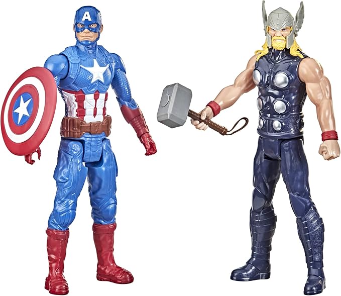 Marvel Titan Hero Series Action Figure Multipack, 6 Action Figures, 12-Inch Toys, Inspired By Marvel Comics, For Kids Ages 4 And Up (Amazon Exclusive)