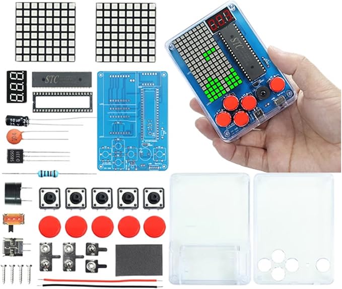 Soldering Kits, DIYer Classical Electronic Soldering 4 Games Including for STEM Projects Family Fun High School Training