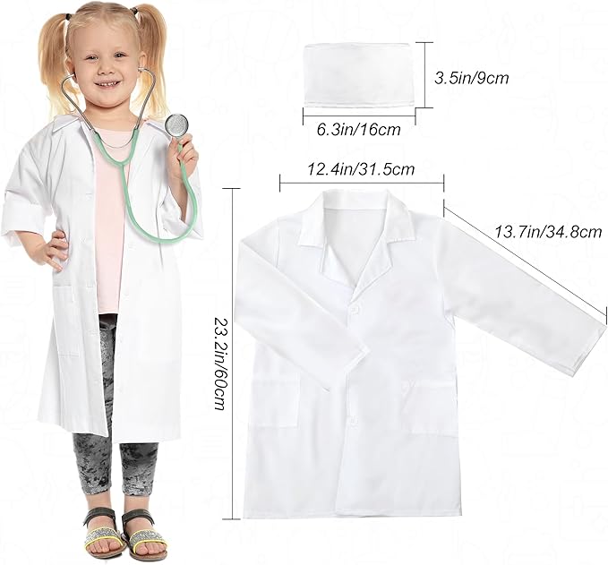 Durable Doctor Kit for Kids, 27 Pcs Deluxe Pretend Play Medical Kit Toy with Real Stethoscope, Doctor Kit for Toddlers Boys Girls Birthday Gift (Green)