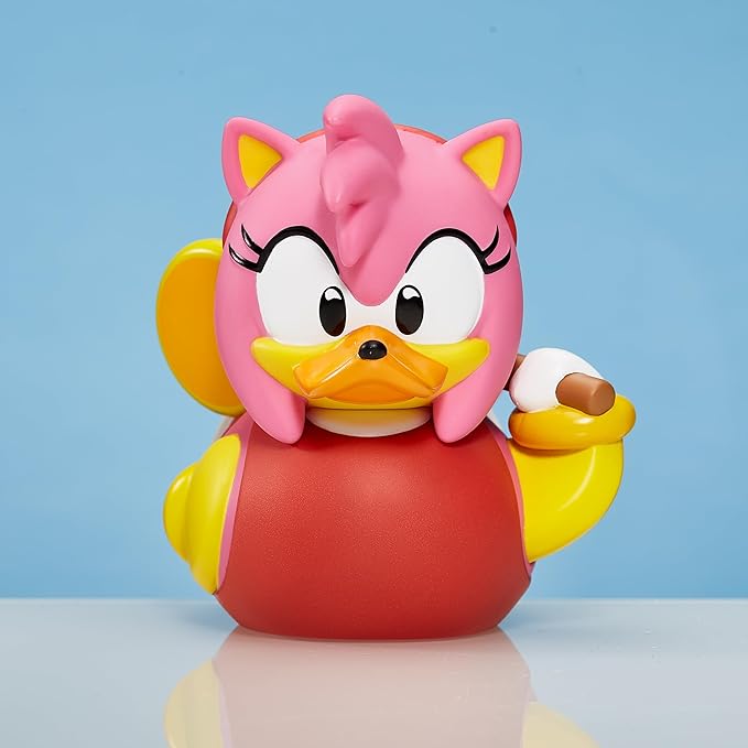 TUBBZ Boxed Edition Amy Rose Collectible Vinyl Rubber Duck Figure - Official Sonic The Hedgehog Merchandise - TV, Movies & Video Games
