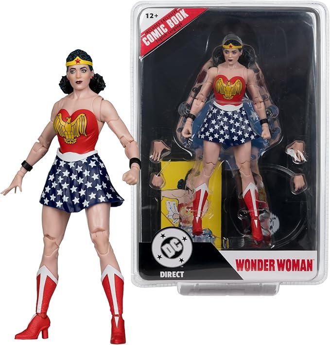 McFarlane Toys- DC Direct Page Punchers Wonder Woman (Wonder Woman #1) 7in Action Figure with Comic