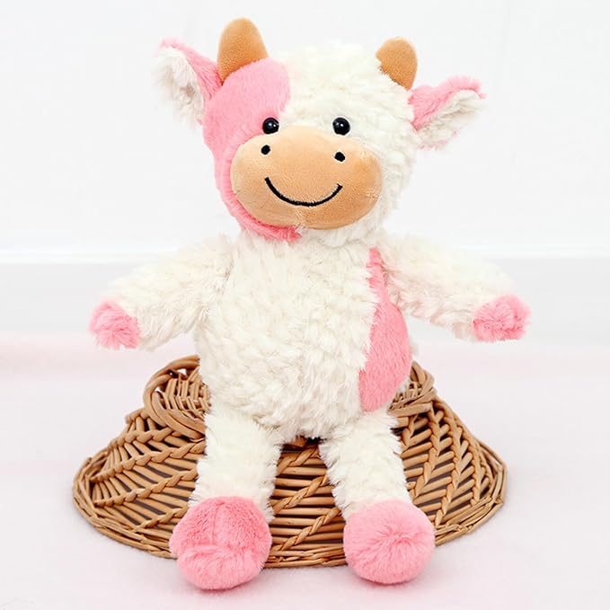 9" Cow Stuffed Animals Plush Doll Kids Boys Girls Animal