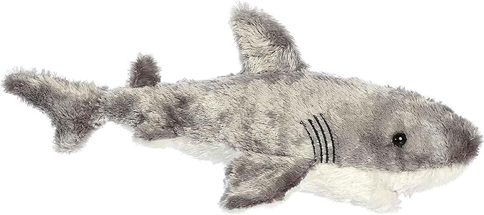 Aurora® Adorable Mini Flopsie™ Samuel™ Stuffed Animal - Mini Companions Ready for Playful Adventures - for Kids All Ages, Toddlers, Adults, and Families - Gray 11 Inches