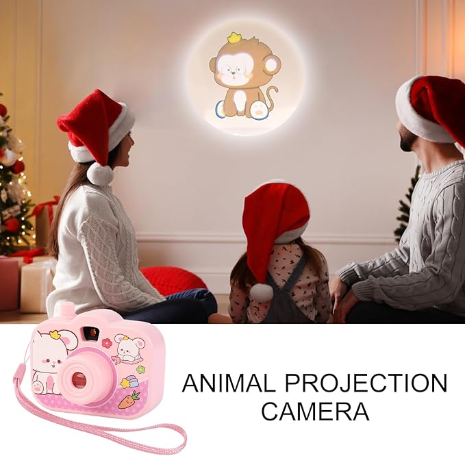 Camera Mini Projector With Animal - Indoor Kids Projector Camera | Educational Learning Projectorr Toys, Animal Image Projectors, Portable Night Light Projectors For Boys And Girls