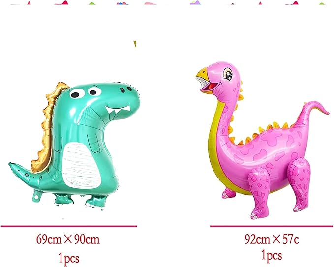 Pink 3rd Dinosaur BackdropParty Supplies
