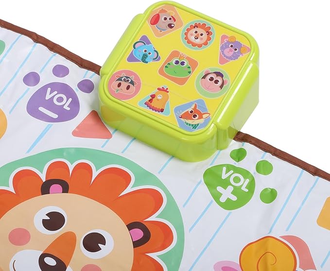 Alomejor Kid Dance Mat Multi Modes Electronic Musical Dance Pad for Boys Girls with Interactive Fun Educational Value Safe Non Materials