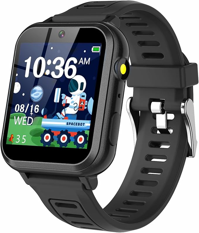Kids Smart Watch for Boys Girls with Video,Camera,Music Player,39 Games,Pedometer, Alarm Clock, Calculator,Torch, Touch Screen,12/24 hr,Toys for Ages 4-12 Years Old.Birthday Gift for Kids