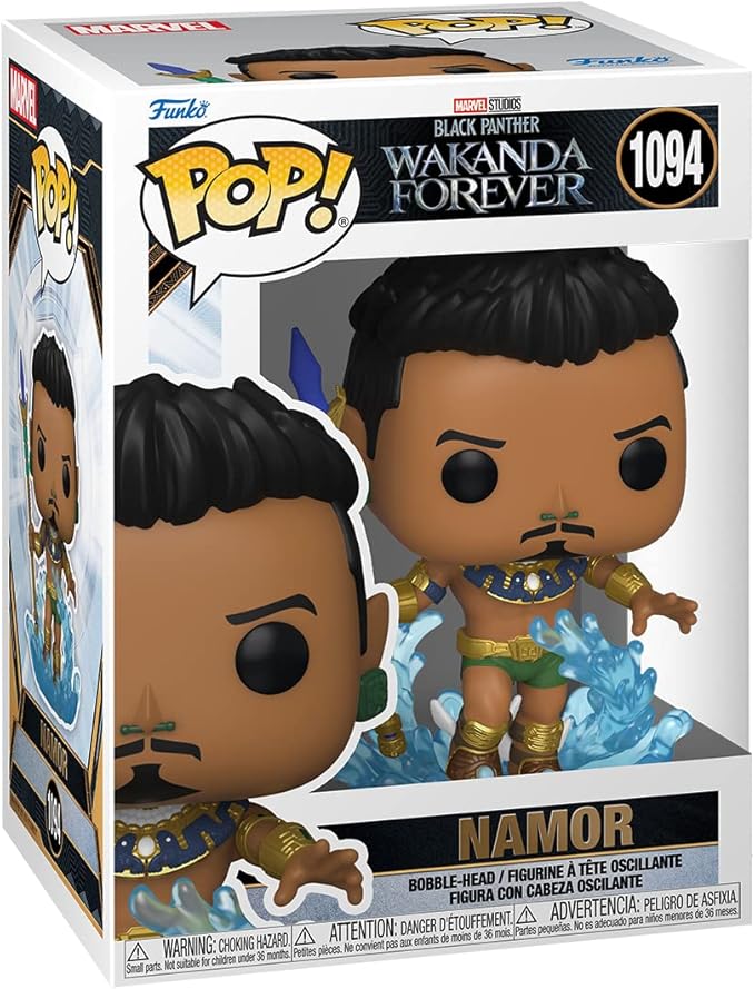 Funko Pop! Marvel: Black Panther: Wakanda Forever - Namor, Multicolor