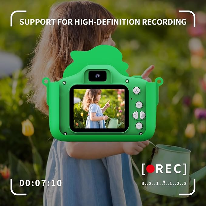 Kids Camera,with 2.0 Inch LCD Screen,32GB Memory Card,Dinosaur Toy Camera for Boys and Girls