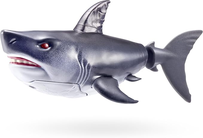 Robo Alive Water Activated Shark 2 Pack (Grey) by ZURU – Realistic Swimming Robotic Bath Toy for Kids, Tweens & Teens, Water-Activated Pet Shark for Play & Pranks, 3+