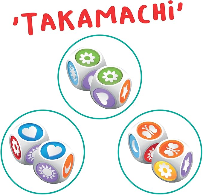 Takamachi — The Fast Thinking Dice Game — Brain Teasers for Kids 5+, Kid Board Games, Family Game Night by FlexiQ