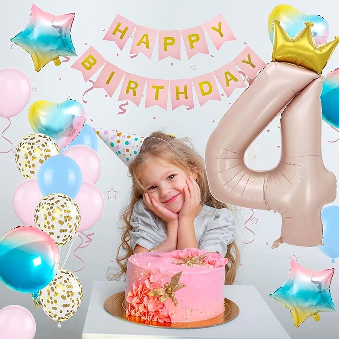 Giant Pale Pink 8 Number Crown Balloons 40 Inch Light Pink 8 Mylar Helium Large Crown Digital Balloon Baby Pink Birthday Numbers Balloons 8th Birthday Kids Theme Party Decoration Supplies