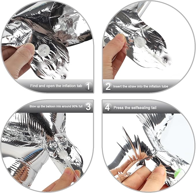 Silver Number 21 Balloon 40 inch, Number 21 Birthday Balloon for Boy Girl, Silver Foil 21 Balloon for 21 12 Birthday Party, Anniversary Celebration Number Balloons Decorations