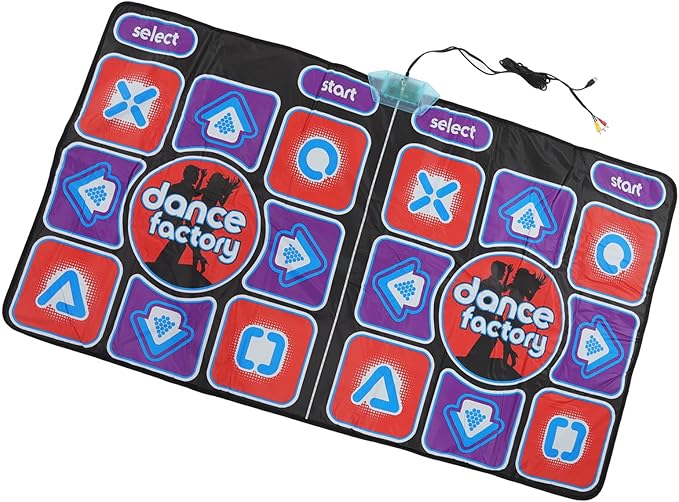 Pgraded Dance Mat,Double User Electronic Dance Pad,Dancing Challenge Playmat,Musical Dance Mat Games for TV Computer,Plug and Play Toy, for Kids Girls Boys Adult