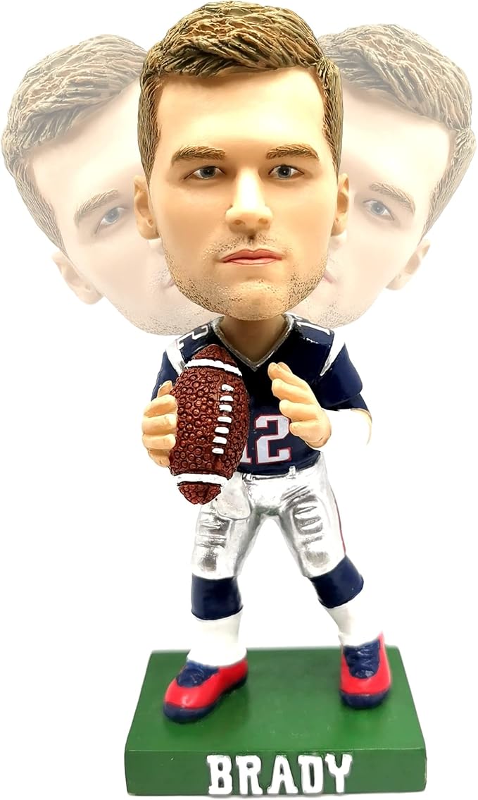 Rugby Player Brady Bobblehead Action Figure 5.5" Collectible Figurine -Painted Resin Collectible Doll- Perfect Sports Fan Gift