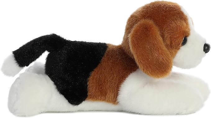 Aurora® Adorable Mini Flopsie™ Homer™ Stuffed Animal - Mini Companions Ready for Playful Adventures - for Kids All Ages, Toddlers, Adults, and Families - Brown 8 Inches