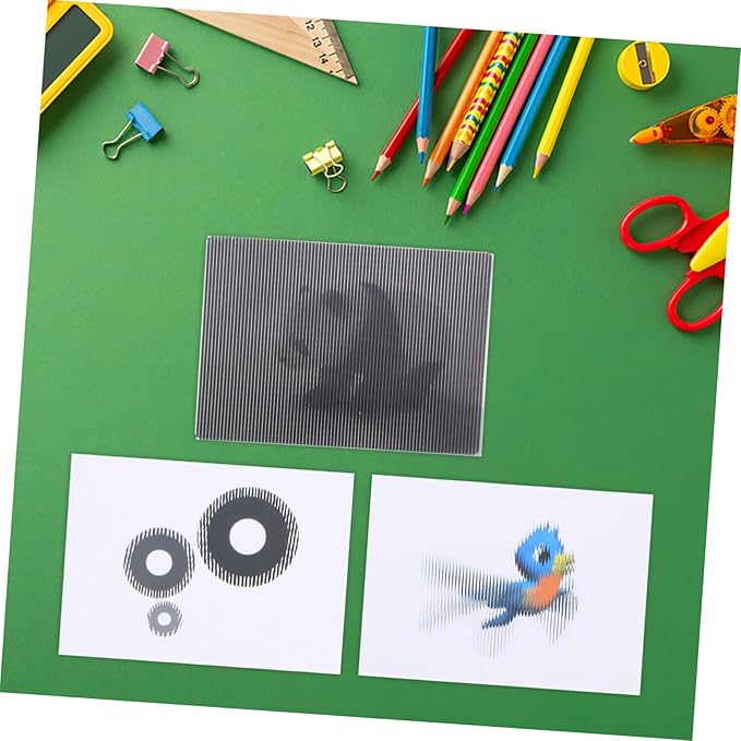 Ciieeo 1 Sets Grating Animation Science Kit for Interactive Stem for Early Education Safe Materials Hands Learning Experience Fun Illusion Project for Boys