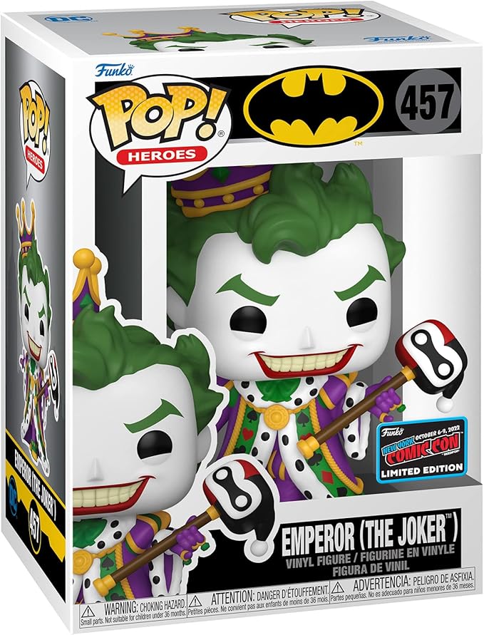 DC Comics - Funko Pop! Emperor Joker NYCC 2022 US Exclusive #457 Vinyl 67034