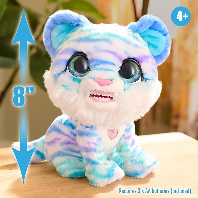 Just Play furReal Lil Wilds North The Sabertooth Kitty Interactive Pet, Kids Toys for Ages 4 Up