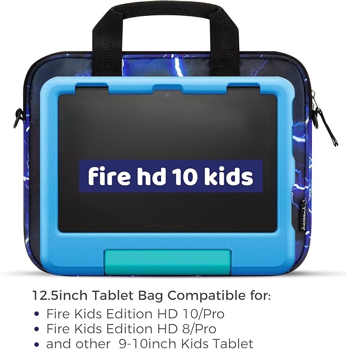 Choco Mocha Kids Tablet Sleeve Bag for Boys & Girls, (10-12.5Inch)