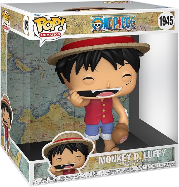Funko Pop! Jumbo: One Piece - Monkey D. Luffy - Collectable Vinyl Figure - Gift Idea - Official Merchandise - Toys for Kids & Adults - Anime Fans - Model Figure for Collectors and Display