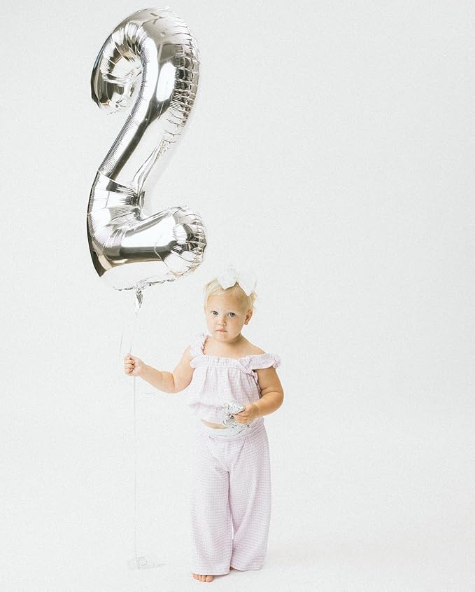 Silver Number 13 Balloon 40 Inch, 13th Birthday Party Decorations for Children, Giant 13 Foil Balloon for Party Supplies