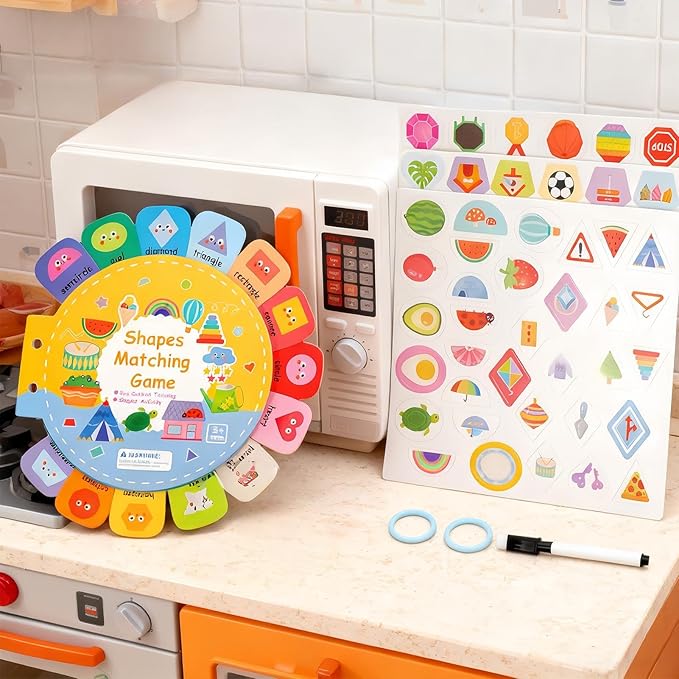 Educational Flash Cards - Toddler Sensory Learning Pack | Interactive Preschool Teaching Tool, Early Learning Cards for Speech Motor Skills Home School Travel Use