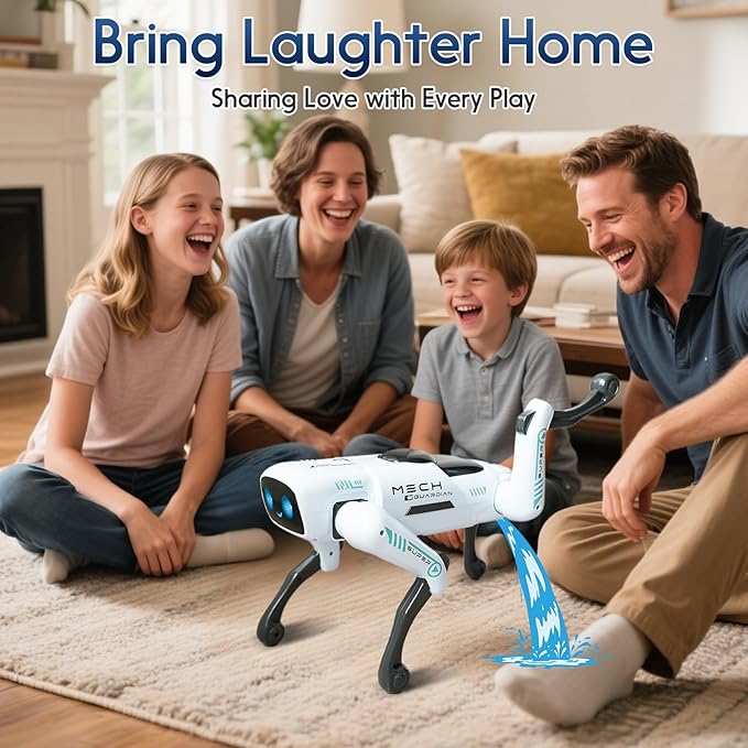 Smart Robot Dog Toy, Perro Robot Toys for Kids, RC Robo Dog Pet with STEM, Robotic Dog Pal for Kids and Adults, Electronic Remote Control Robots for Birthday for Boy and Girl