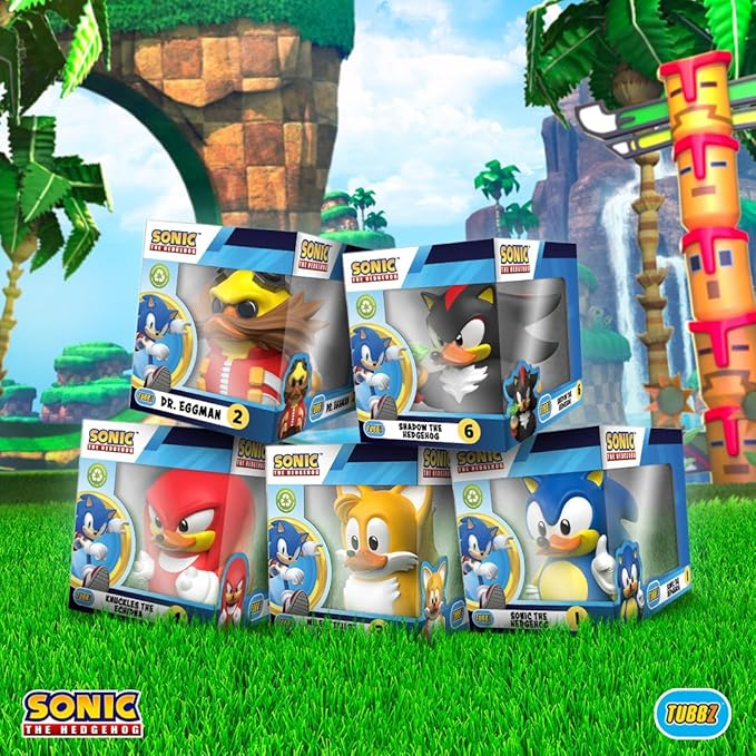 TUBBZ Boxed Edition Tails Collectible Vinyl Rubber Duck Figure - Official Sonic The Hedgehog Merchandise - Action TV, Movies & Video Games