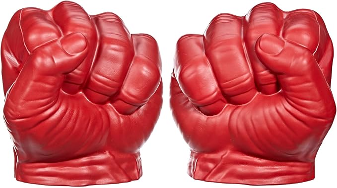 Marvel Avengers Captain America: Brave New World Red Hulk Gamma Smash Fists, Soft Foam Role Play Toy, Super Hero Toys for Kids Ages 5 and Up