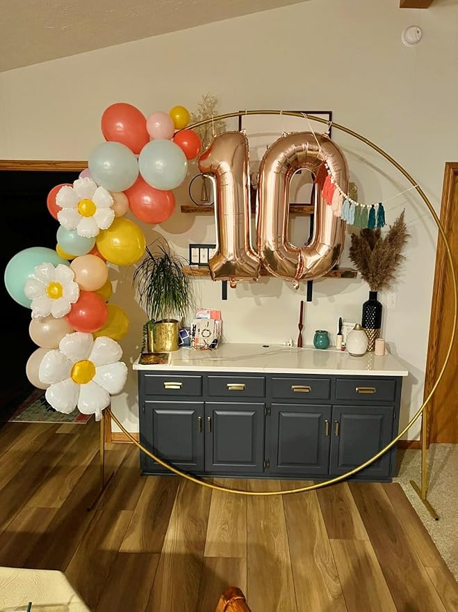 Numbers Balloon 3, 40 Inch Large Rose Gold Balloon for Three Year Old Birthday Decor, 3 13 30 31 Birthday Party Decorations for Wedding Supplies