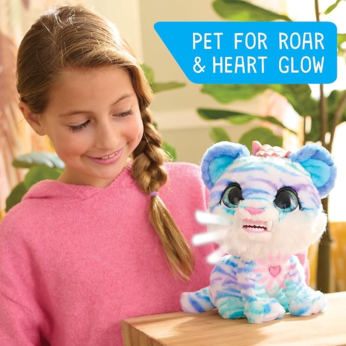 Just Play furReal Lil Wilds North The Sabertooth Kitty Interactive Pet, Kids Toys for Ages 4 Up