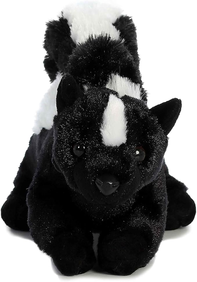 Aurora® Adorable Mini Flopsie™ Lil' Sachet™ Stuffed Animal - Mini Companions Ready for Playful Adventures - for Kids All Ages, Toddlers, Adults, and Families - Black 8 Inches