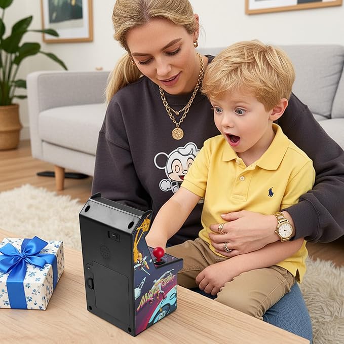 16 Bit Handheld Retro Games Console for Kids Adults, 8-Way Joystick,2.5'' Large Screen Preloaded 220 HD Classic Retro Video Games,,Gift for Kids 4-12