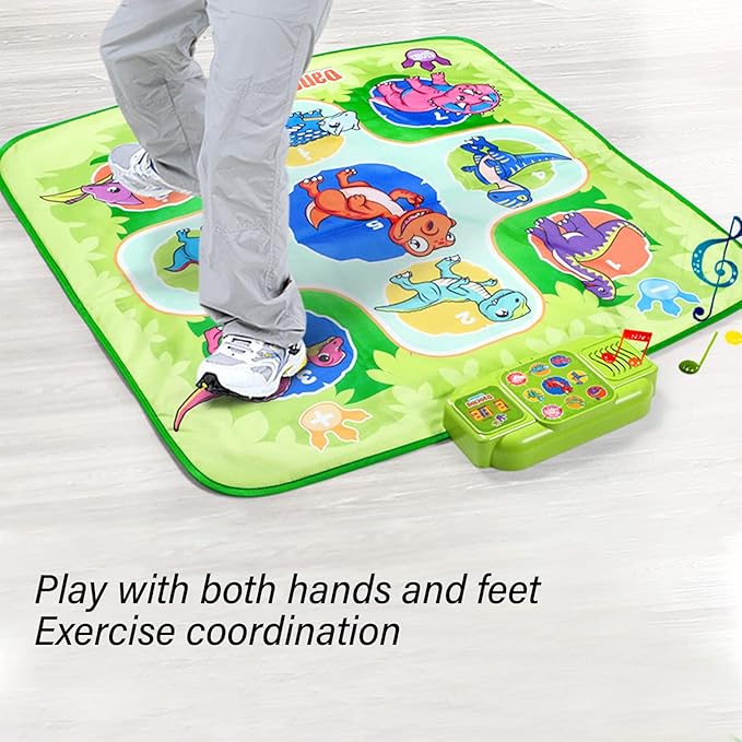Light Soft Folding Music Dance Pad, Educational Electronic Dance Pad for Children and Adults