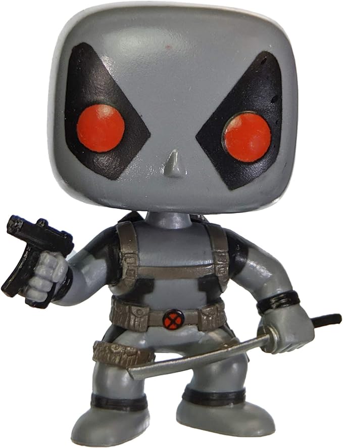 Funko Deadpool [Grey Suit] (Hot Topic Exc): Pop! Vinyl Figure & 1 Compatible Graphic Protector Bundle (020 - 03052 - B)