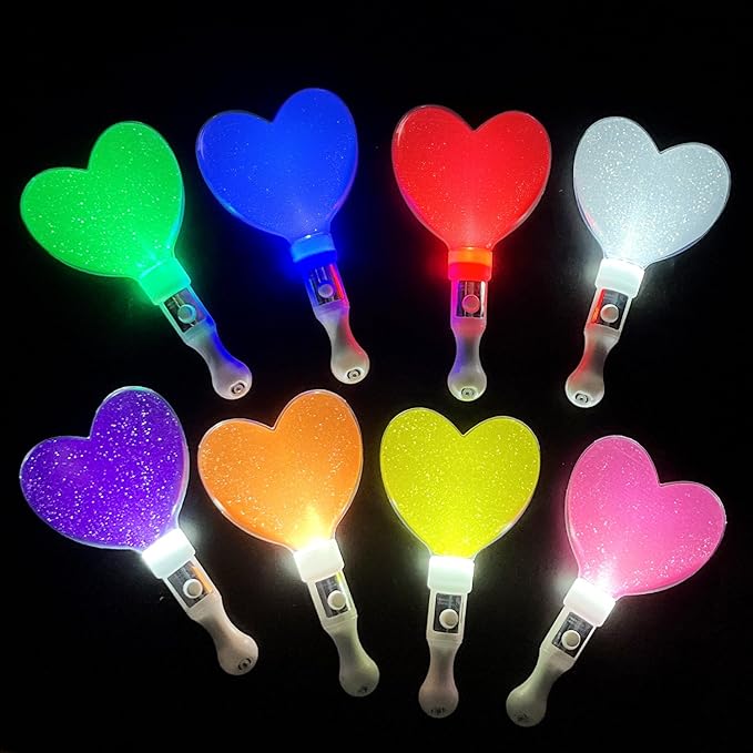 M.best 24pack Glow Sticks Party Supplies, Glow in The Dark Party Favors for Kids and Adults,LED Light up Party Gifts for Halloween, Weddings, Dances, Birthdays, Concerts