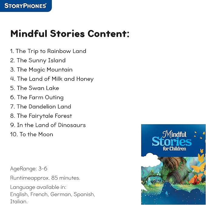 StoryShield, Mindful Stories Screen-Free Audio Disk Featuring Autogenic Self-Relaxation and Stress/Anger Management Techniques for Kids by Lamp and Leute